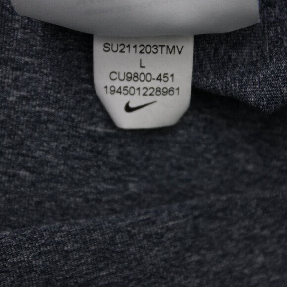 Nike Golf Michigan Polo Shirt Mens Large Blue Vapor Standard Fit S/S Dri-Fit - Picture 9 of 13